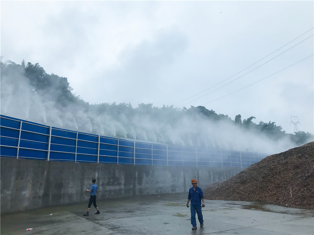 圍擋噴霧除塵