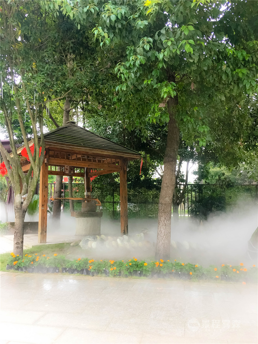 火鍋店噴霧降溫 戶外降溫,降溫設(shè)備