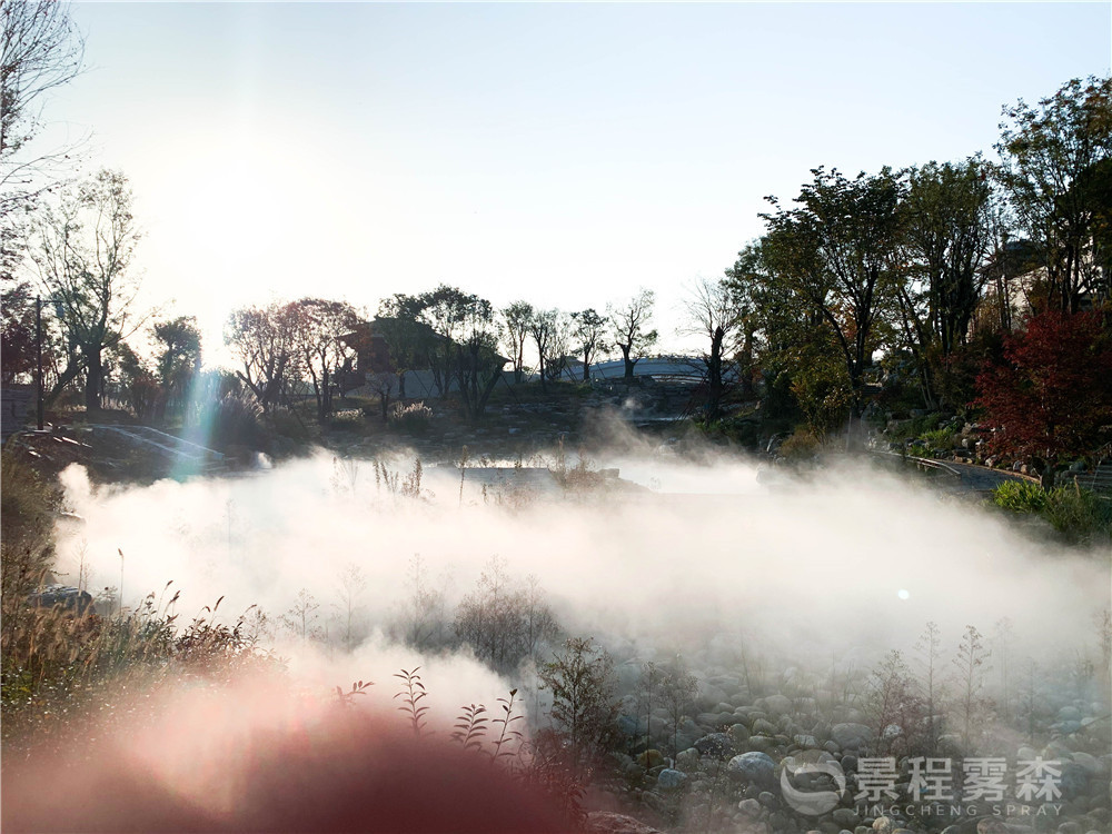 漢中市漢文化博覽園人造霧景觀